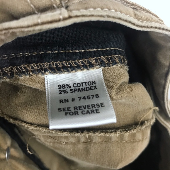 Cache 6 Brown Button Detail Casual Trouser Pants - Picture 8 of 8